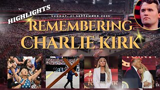 Charlie Kirk Memorial Highlights - a Martyr for American Freedom - Spiritual Revival