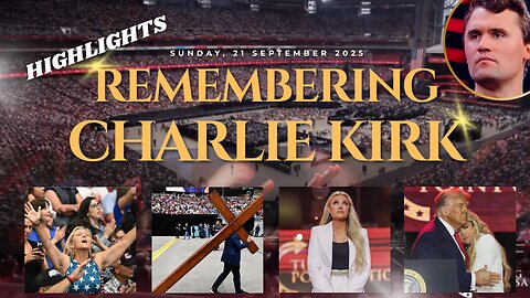 Charlie Kirk Memorial Highlights - a Martyr for American Freedom - Spiritual Revival