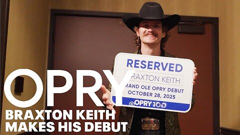 Braxton Keith Makes His Opry Debut!