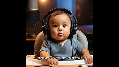 Listen to the baby please😂