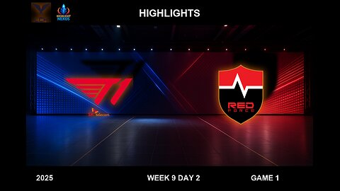 T1 vs NS Highlights Game 1 - LCK W9D2 Split 2 2025 - T1 vs Nonghim Redforce G1