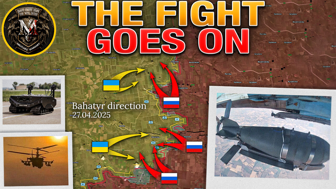 Russian Forces Advance in Sumy Region⚔️Chasiv Yar on the Brink of Collapse💥MilitarySummary 2025.4.27