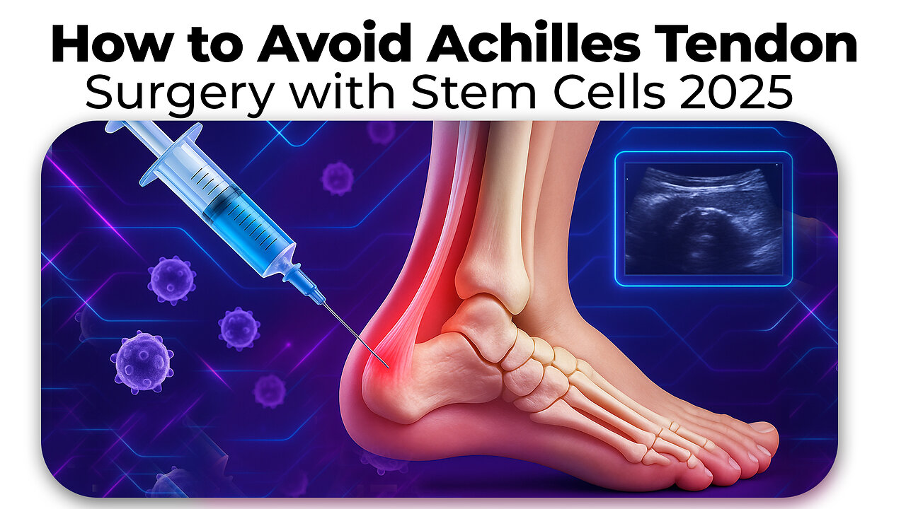 How to Avoid Achilles Tendon Surgery with Stem Cells 2025