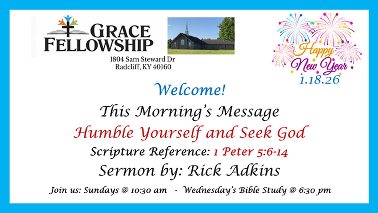 Humble Yourself - 1/18/26