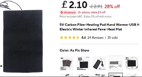 bought , unboxed , tested , review , usb heat pad,