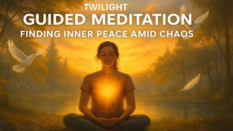 Guided Meditation for Inner Peace | Evening Meditation to Release Stress & Chaos