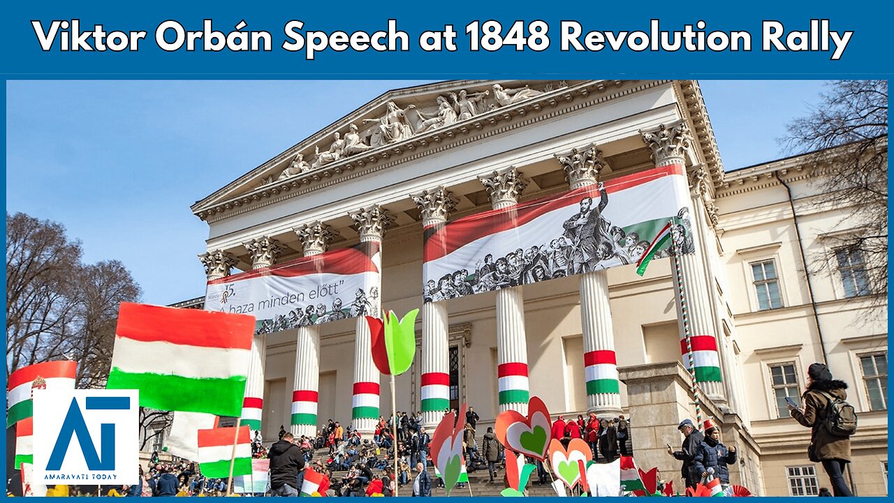 PM Viktor Orbán Speaks at Hungary's 1848 Revolution Rally | Hungary National Day | Europe