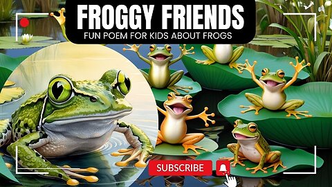 Froggy Friends - A Fun Kid's Poem About Frogs
