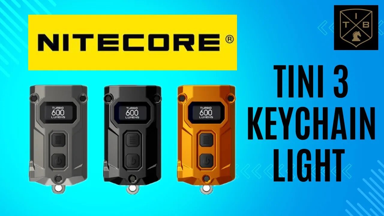 Nitecore TINI 3 - 600 Lumen Keychain Light