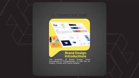 Brand Design Introductions- -in English #01 | #theTRANSCENDENT #tTʇ