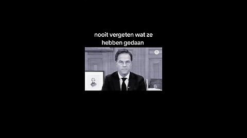 Nooit vergeten wat ze hebben gedaan.