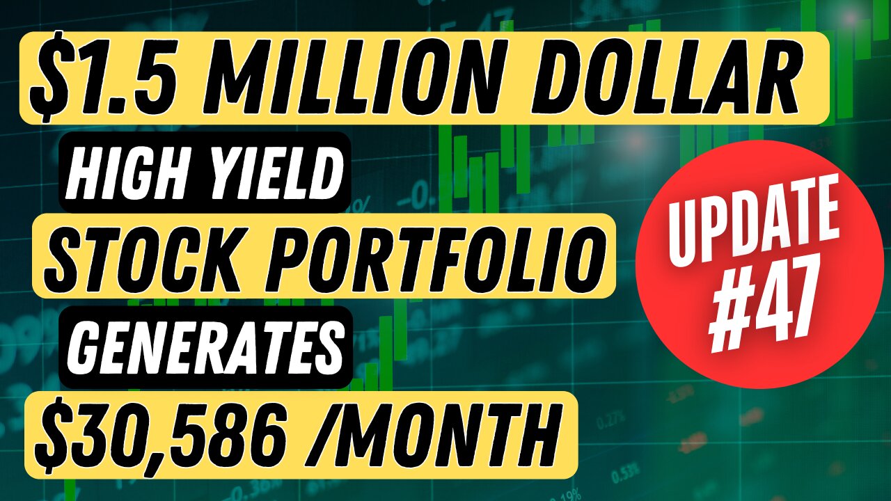 My $1.5 Million Stock Portfolio Unveiled | $30,586/Month Passive Income - UPDATE #47