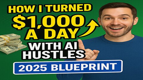 How I Turned $0 into $1,000 a Day with AI Hustles (2025 Blueprint