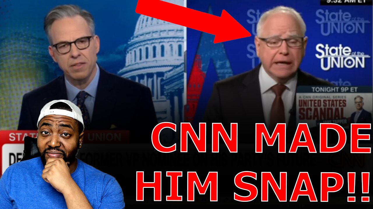 Tim Walz SNAPS After CNN Anchor CONFRONTS Him On Democrats LYING About Biden's Mental Decline!