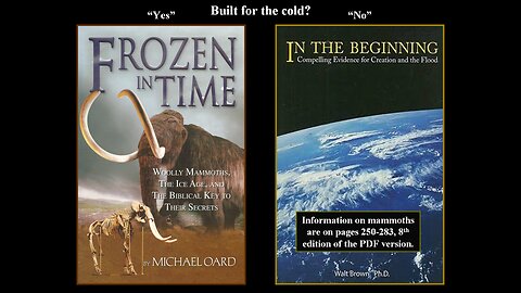 Concluding with the topic of the Mammoths