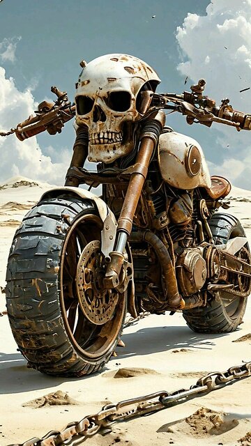 the skull chopper horror