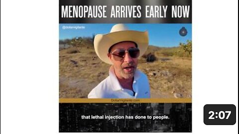 Menopause Arrives Early Now...