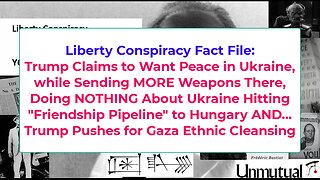 Liberty Fact File: Despite Rhetoric, Trump Backs Ukraine Weapons, Israeli Genocide