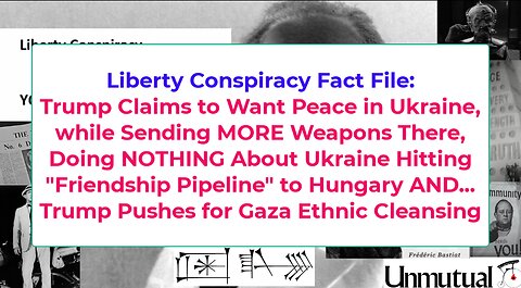 Liberty Fact File: Despite Rhetoric, Trump Backs Ukraine Weapons, Israeli Genocide