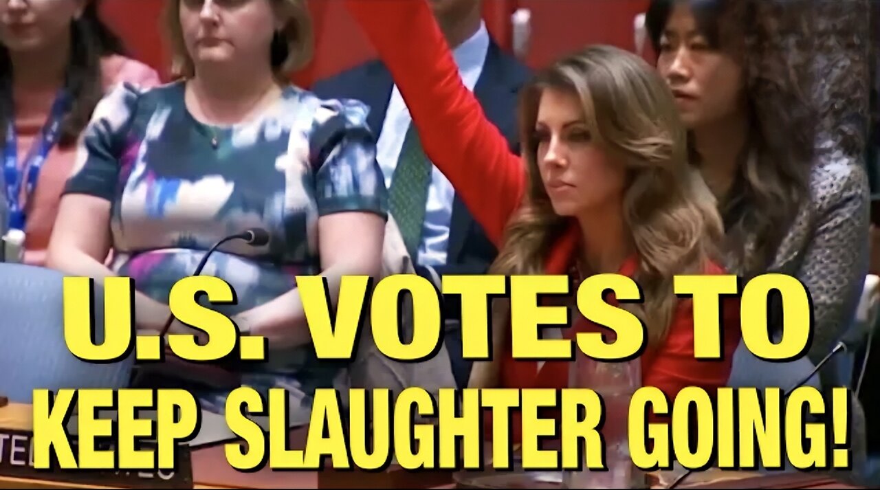 How The U.S. Just GUARANTEED The Gaza Slaughter Will Continue!