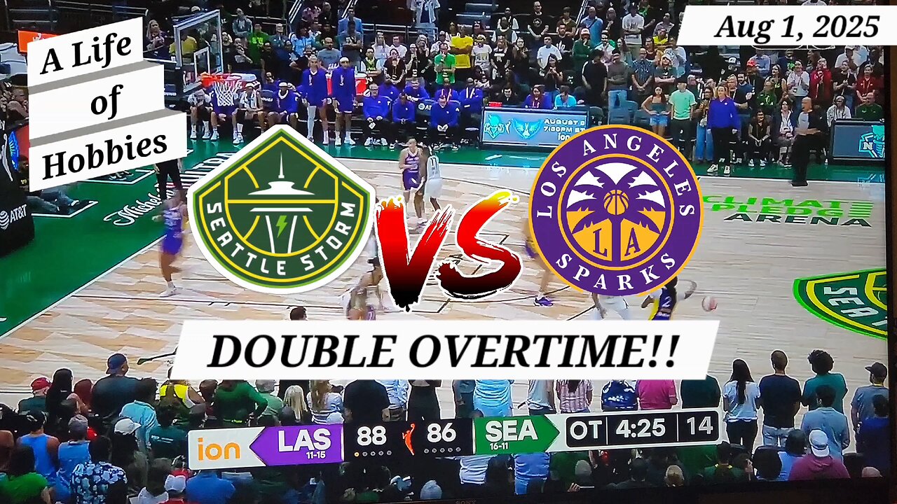 Seattle Storm VS. Los Angeles Sparks, Double OT