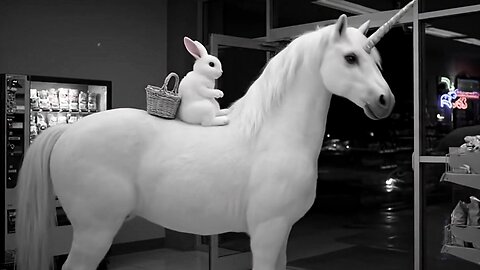 CCTV Camera Captures Unicorn & Animals Shopping In Store