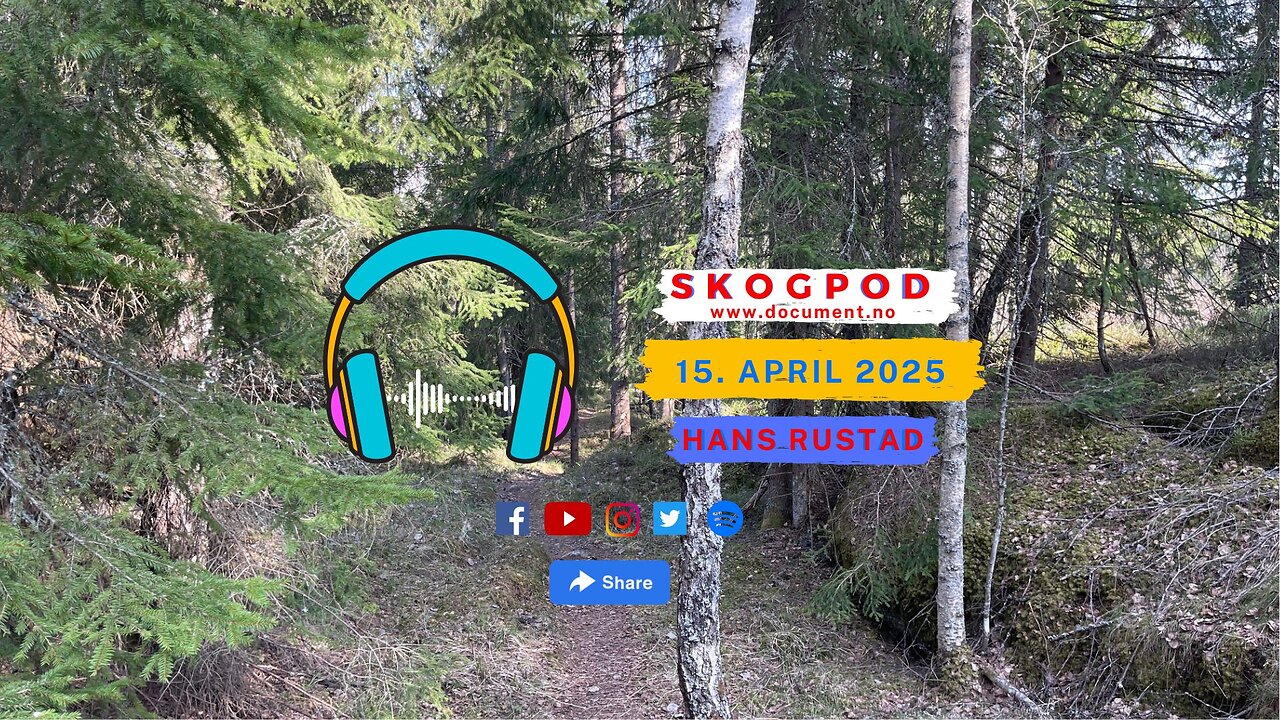 Skogpod med Hans Rustad 15. april 2025
