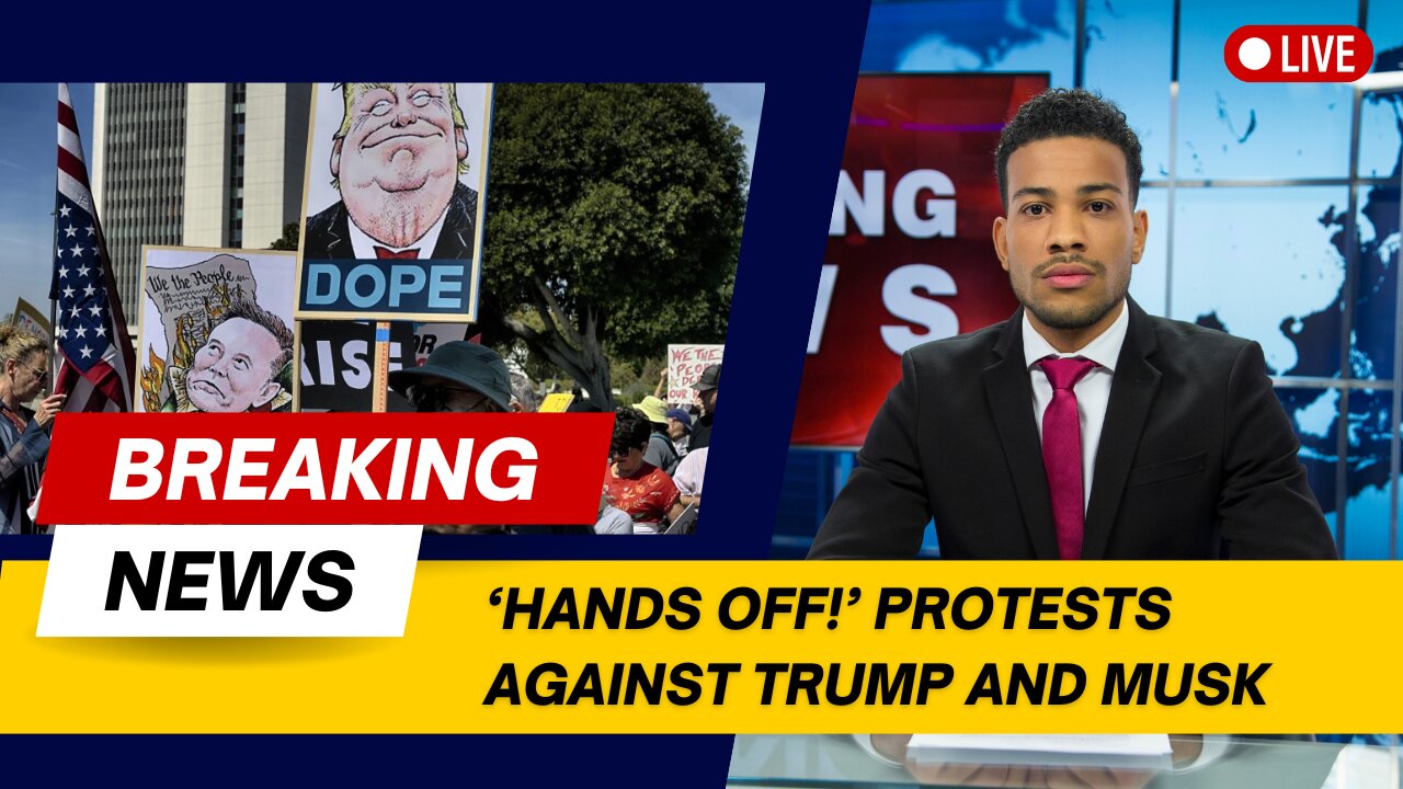 ‘Hands Off!’ protests against Trump and Musk are planned across the US