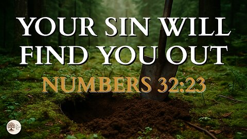 Numbers 32:23 Your Sin Will Find You Out