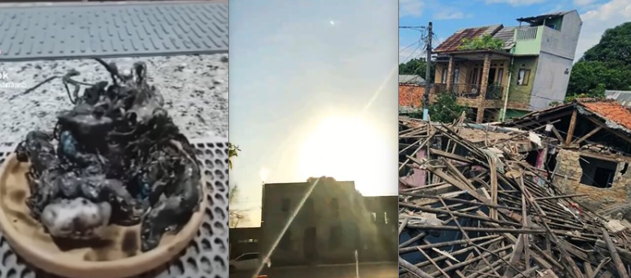 ALIEN INVASION UNDERWAY? LIFEFORM GROWING FROM METEORITE? EXPLOSION DUE TO METERORITE? STARLINK DOWN