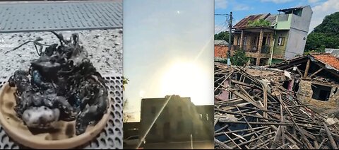 ALIEN INVASION UNDERWAY? LIFEFORM GROWING FROM METEORITE? EXPLOSION DUE TO METERORITE? STARLINK DOWN