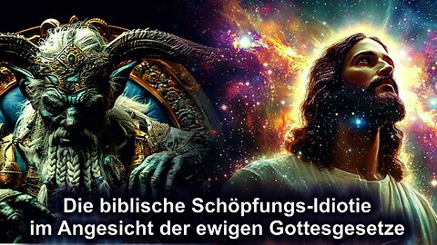 Die biblische Schöpfungs-Idiotie im Angesicht der ewigen Gottesgesetze