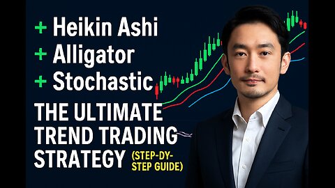 Heikin Ashi + Alligator + Stochastic: The Ultimate Trend Trading Strategy (Step-by-Step Guide) 