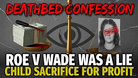 Roe v. Wade Was A LIE: "Jane Roe" Deathbed Confession Exposes Child Sacrifice Cult