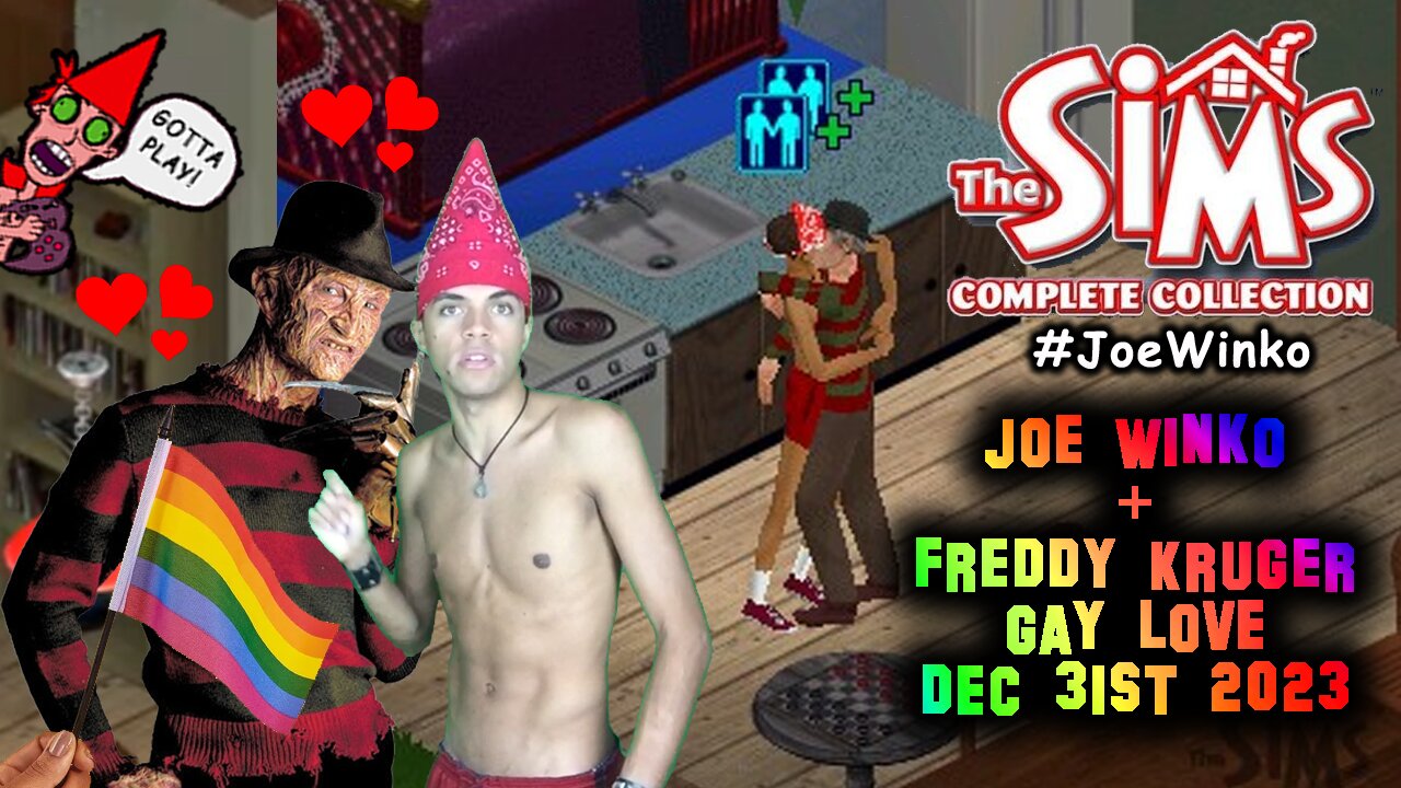 Sims 1 New Years Livestream! - Joe Winko & Freddy Kruger's Gay Love (Dec 31st 2023) - Joe Winko