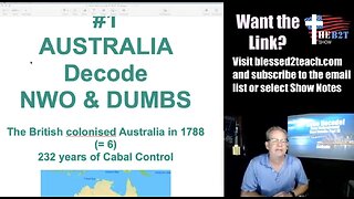 🇦🇺 AUSTRALIA DECODE NWO & DUMBS - AU as BRITISH COLONY