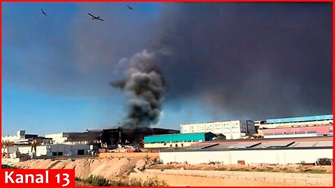 Ukrainian drones hits key Russian drone facility in Taganrog