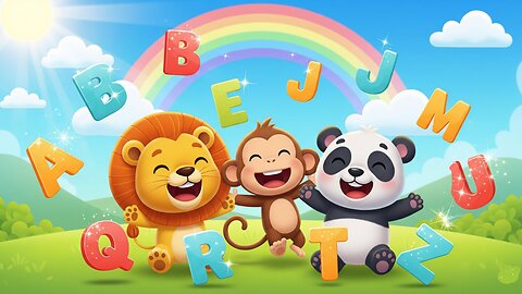 ABC Song with Funny Animals | Alphabet Learning for Kids | A to Z Rhyme