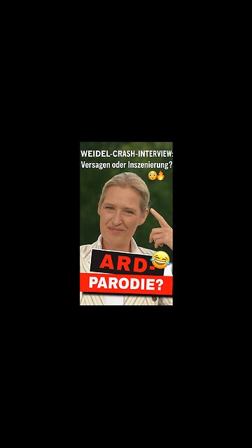 Weidel-Crash-Interview: Versagen oder Inszenierung? 😳🔥
