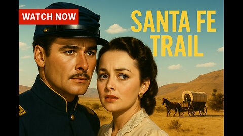 Santa Fe Trail (1940) | Errol Flynn & Ronald Reagan in a Western Classic