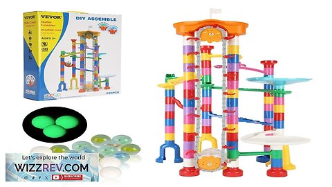 Marble Run Set 230 PCS with Motorized Elevator Educational Maze Game Review