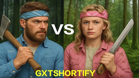 Ultimate Survival Showdown: Man vs Woman in the Wild! 🔥🏕️