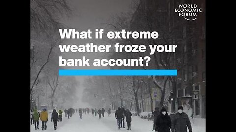 "Weather vs Wealth: How Extreme Conditions Can Freeze Your Bank Account - WEF Propaganda Explored"