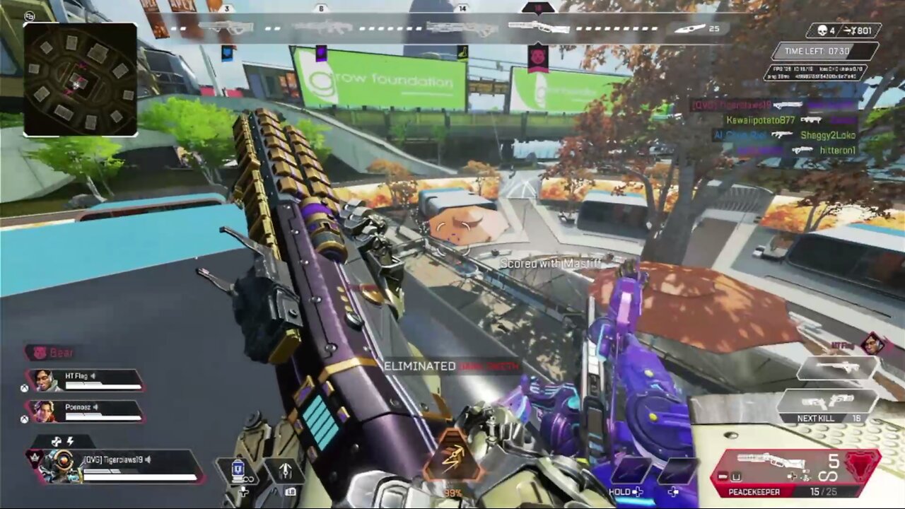 Started to get on a roll, especially with those shotguns