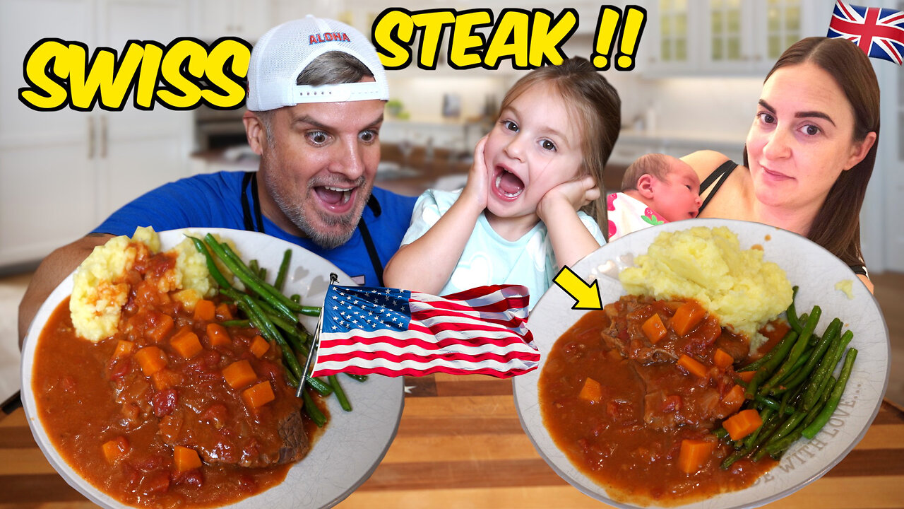 Brits Try Swiss Steak for the First Time! (Instant Pot American Classic)