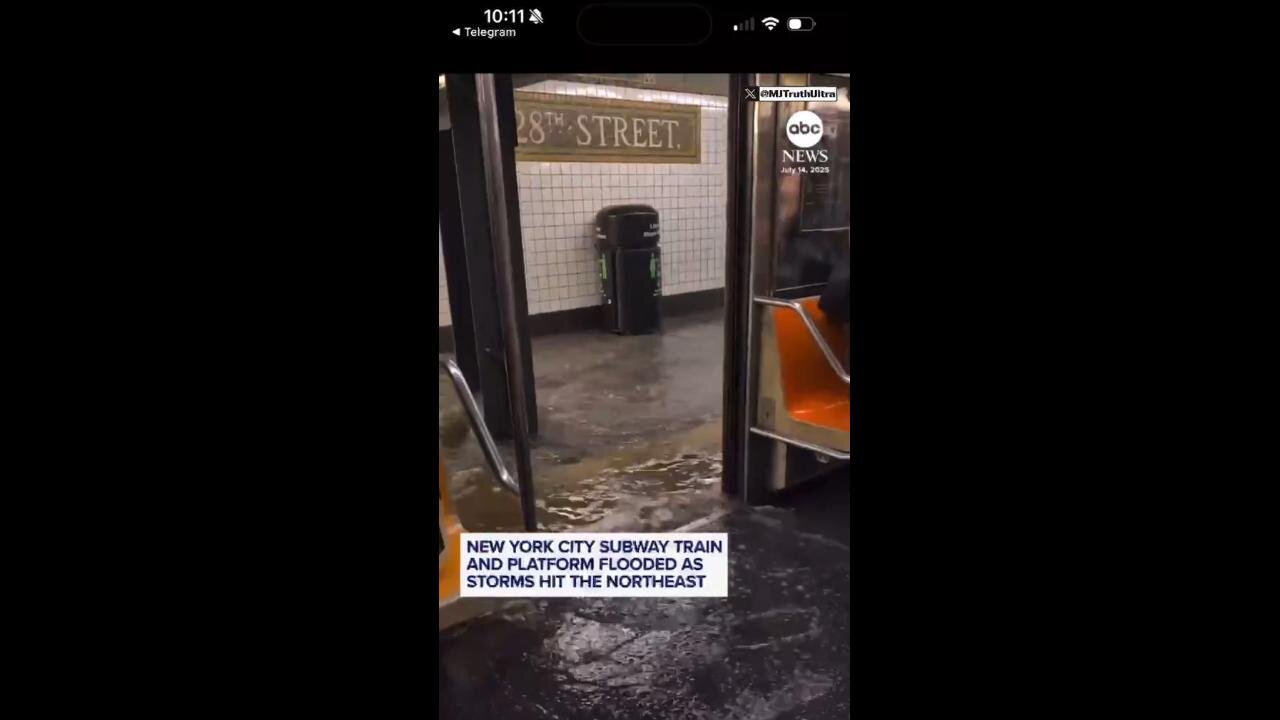 🚨 SITREP: Subway Flooding in New York City (7.14.25) 10:15pmET