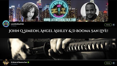 John Q Simeon, Angel Ashley & D Booma San LIVE!