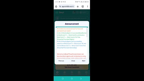 Beryl Staking platform/ New latest legitimate staking project launched today