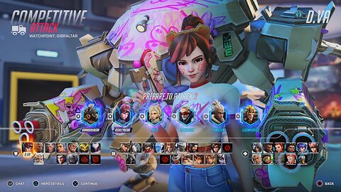 Overwatch 2 D.Va Gameplay (No Commentary)
