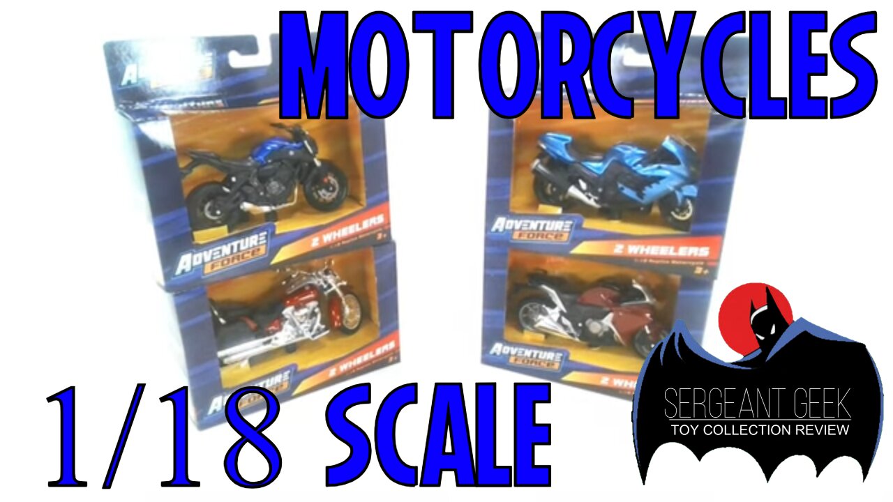 Toy Review 1/18 Scale Motorcycles